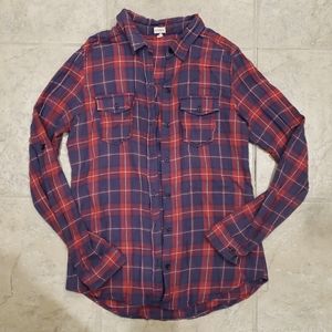 Marisol Plaid Button-Down Shirt
